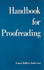 Handbook for Proofreading