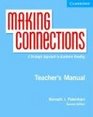 Making Connections High Intermediate Teacher's Manual An Strategic Approach to Academic Reading