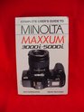 Complete User's Guide to Minolta Dynax 3000i5000i