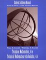 Technical Mathematics and Technical Mathematics With Calculus