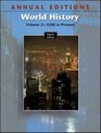 Annual Editions World History Volume 2 8/e