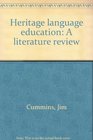 Heritage language education A literature review