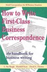 How To Write FirstClass Business Correspondence