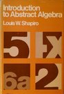 Introduction to abstract algebra