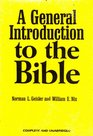 A General Introduction to the Bible