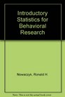 Introductory Statistics For Behavioral Research
