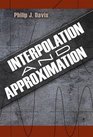 Interpolation and Approximation