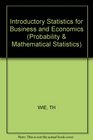 Wonnacott Introductory Statistics for Business  Economics 2ed