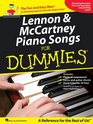 Lennon and McCartney Piano Songs for Dummies