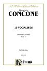 Fifteen Vocalises Op 12