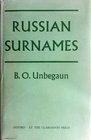 Russian Surnames