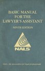 Nals Basic Manual for the Lawyer's Assistant