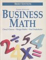 Business Math Practical Applications  Brief Edition