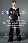 Speakrets The 30 Best Most Effective Most Overlooked Marketing And Personal Branding Essentials