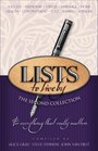 Lists to Live By The Second Collection For Everything That Really Matters