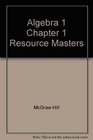 Algebra 1 Chapter 1 Resource Masters