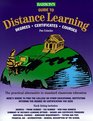 Barron's Guide to Distance Learning Degrees Certificates Courses