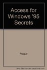 Access for Windows 95 Secrets