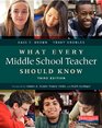 What Every Middle School Teacher Should Know Third Edition