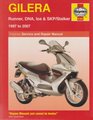 Gilera Runner DNA Ice and SKP/Stalker Service and Repair Manual 1997 to 2007