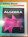 The University of Chicago School Mathematics Project Algebra Integrated Mathematics Solution Manual