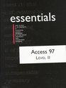 Access 97 Essentials Level II