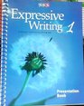 SRA Expressive Writing 1 Presentation Book
