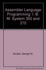 Assembler Language Programming The IBM System/370 Family