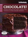 Good Housekeeping Chocolate Favorite Recipes for Cakes Cookies Pies Puddings  Other Sublime Desserts