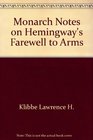 Monarch Notes on Hemingway's Farewell to Arms