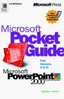 Microsoft Pocket Guide to Microsoft PowerPoint 2000