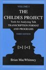 The Childes Project Tools for Analyzing Talk Volume I Transcription format and Programs