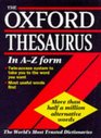 The Oxford Thesaurus