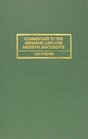 Commentary to the Germanic Laws and Medieval Documents