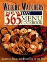 Weight Watchers New 365 Day Menu Cookbook Complete Meals for Every Day of the Year