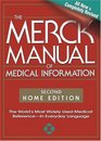 The Merck Manual of Medical Information Second Edition The World's Most Widely Used Medical Reference  Now In Everyday Language
