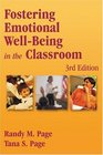 Fostering Emotional WellBeing in the Classroom Third Edition