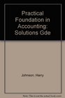 Practical Foundation in Accounting Solutions Gde