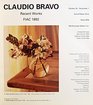 Claudio Bravo  recent works FIAC 1992  October 24November 1 Grand Palais Paris