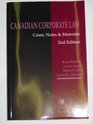Canadian Corporate Law Cases Notes  Materials