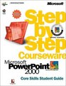 Microsoft PowerPoint 2000 Step by Step Courseware Core Skills Class Pack