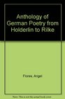 Anthology of German Poetry from Holderlin to Rilke