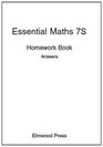 Essential Maths Homework Book Answers Bk 7S
