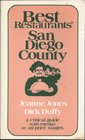Best restaurants San Diego County