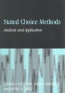 Stated Choice Methods  Analysis and Applications