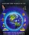 Explore the world in 3D With three books 60 stickers and a wall map of the world