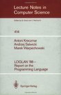 LOGLAN '88  Report on the Programming Language