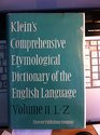 Comprehensive Etymological Dictionary of the English Language