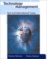 Technology ManagementText and International Cases