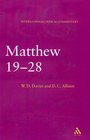Matthew 1928 a Critical and Exegetical Commentary on the Gospel According to Saint Matthew
